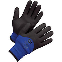 NORTH Northflex Cold Gloves - Coated - Weather Protection - Medium Size - Nylon Shell, Polyvinyl Chloride (PVC) Palm, Polyamide, Synthetic Liner, Foam - Red - Heavyweight, Insulated, Flexible, Shock Absorbing, Vibration Resistant, Liquid Proof, Firm