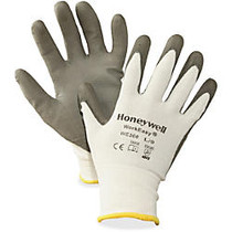 NORTH Safety Workeasy Dyneema Cut Resist Gloves - Polyurethane Coating - Medium Size - High Performance Polyethylene (HPPE) Liner - Gray, Light Gray - Cut Resistant, Flexible, Abrasion Resistant, Lightweight, Puncture Resistant, Comfortable, Durable,