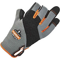 ProFlex 720 Heavy-Duty Framing Gloves - 11 Size Number - XXL Size - Neoprene Knuckle, Poly - Gray - Heavy Duty, Padded Palm, Pull-on Tab, Reinforced Fingertip, Hook & Loop Closure, Abrasion Resistant, Rugged, Reinforced Palm Pad, Reinforced Saddle, M