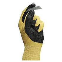 R3 Safety HyFlex Ultra Nitrile Gloves, Size 10, Black/Yellow, 1 Pair