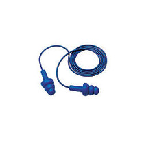 3M E-A-R Ultrafit Corded Ear Plugs, Blue, Box Of 200