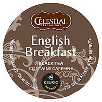 Celestial Seasonings; Devonshire English Breakfast Black Tea K-Cup; Pods, 0.40 Oz, Box Of 96