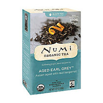 Numi Organic Aged Earl Gray Black Tea, Box Of 18