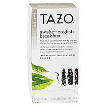 Tazo; Awake Tea Bags, 8 Oz., Box Of 24