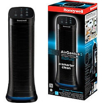 Honeywell AirGenius 5 Air Cleaner/Odor Reducer, 250 Sq. Ft. Coverage, 26 13/16 inch;H x 10 inch;W x 10 inch;D, Black