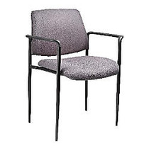 Boss Stackable Fabric Chair, Gray