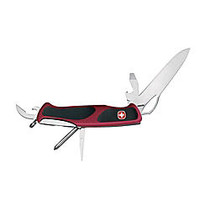 Swiss Army RangerGrip 60 Knife, Black/Red