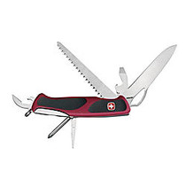 Swiss Army RangerGrip 78 Knife, Black/Red