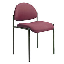 Boss; Fabric Stacking Chair, Without Arms, 30 1/2 inch;H x 20 inch;W x 23 3/4 inch;D, Burgundy Fabric