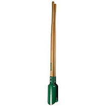 UnionTools Atlas Post Hole Digger with Straight Wood Handles, 5-1/2 inch; Point Spread