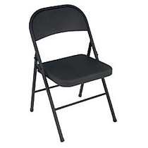 Cosco Folding Chairs, Black, Set Of 4