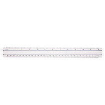 Acme Magnifying Ruler, Clear, 12 inch;