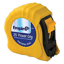 Empire Power Grip Tape Measure, SAE, 25' x 1 inch; Blade