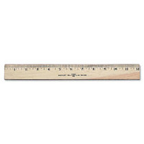 Westcott; Wood Ruler, Double Edge, 12 inch;