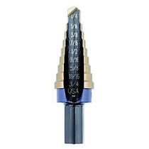 4 COBALT 12 HOLE SIZES (3/16 inch;-7/8 inch;) 1/16 inch; INCREM