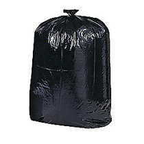 Genuine Joe Contractor Cleanup Trash Bags, 42 Gallons, 33 inch; x 48 inch;, Black, Box Of 20