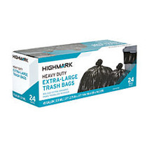 Highmark Trash Bags, 45 Gallons, Box Of 24