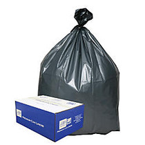 Webster Platinum Plus&trade; Trash Can Liners, 55-60 Gallons, 1.55 Mil Thick, 39 inch; x 56 inch;, Box Of 50