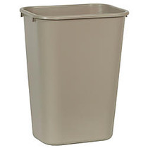 Rubbermaid; Durable Polyethylene Wastebasket, 10 1/4 Gallons (38.8L), Beige
