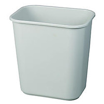 Rubbermaid; Durable Polyethylene Wastebasket, 7 Gallons (26.5L), Gray