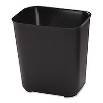 Rubbermaid; Fire-Resistant Wastebasket, 7 Gallons, 15 1/2 inch; x 14 1/2 inch;, Black