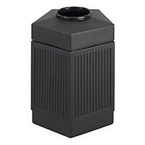 Safco; Canmeleon&trade; Indoor/Outdoor Pentagon Receptacle, 45 Gallons, Black