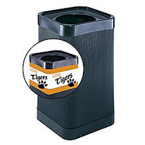 Safco; Plastic At-Your-Disposal&trade; Waste Receptacle, Black
