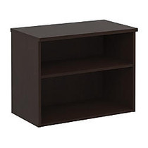 BBF 300 Series Lower Bookcase Cabinet, 26 inch;H x 29 4/5 inch;W x 17 inch;D, Mocha Cherry, Standard Delivery Service