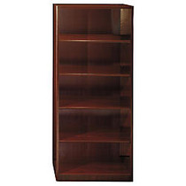 BBF Quantum 5-Shelf Bookcase, 67 inch;H x 29 1/4 inch;W x 14 5/8 inch;D, Harvest Cherry, Premium Installation Service