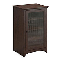 Bush Furniture Buena Vista Collection 4-Shelf Audio Cabinet/Bookcase, 42 1/4 inch;H x 23 1/2 inch;W x 19 11/16 inch;D, Madison Cherry, Standard Delivery