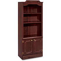 DMi; Governor's Collection Bookcase with Doors, 74 inch;H x 30 inch;W x 14 inch;D, Mahogany