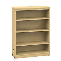 Office Stor Plus Bookcase, 5-Shelf, 48 inch;H x 36 inch;W x 14 inch;D, Fusion Maple