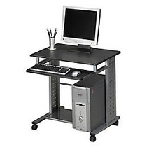 Mayline; Group Mobile PC Station, 29 3/4 inch;H x 29 3/4 inch;W x 23 1/2 inch;D, Anthracite/Metallic Gray