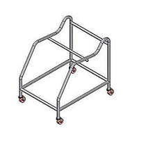 OFM Transport Dolly For Rico Stacking Chairs, 21 1/2 inch;H x 23 inch;W x 24 1/2 inch;D, Silver