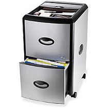 Storex; 100% Recycled File Drawer With Casters, Gray/Black