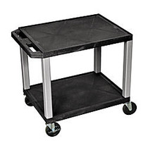 Tuffy Audio/Visual Cart, Black/Nickel