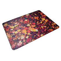 ColorTex Polycarbonate Chair Mat, 36 inch; x 48 inch;, Autumn Leaves