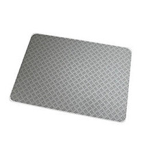 ColorTex Polycarbonate Chair Mat, 36 inch; x 48 inch;, Gray Ripple