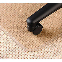 Deflect-O SuperMat Medium Weight Chair Mat For Carpet, 60 inch; x 46 inch;, Clear