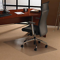 Floortex Ultimat Polycarbonate Chair Mat For Low-/Medium-Pile Carpets Up To 1/2 inch;, 47 inch; x 35 inch;