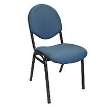 Office-Stor PLUS Stacking Banquet Chair, 34 inch;H x 18 inch;W x 24 1/4 inch;D, Blue