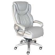 Serta Smart Layers Trade Hensley Executive Big Tall Chair Black Silver Office Wagon