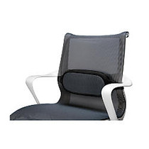 Fellowes; I-Spire Series Lumbar Cushion, 2 9/16 inch; x 13 3/8 inch; x 6 1/6 inch;, Black/Gray