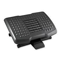 Kantek Premium Ergonomic Footrest, 4 inch;H x 18 inch;W x 13 inch;D, Black