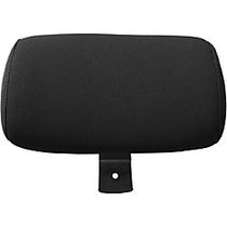 Lorell Serenity Series Headrest for Executive High-Back Chairs - Black - Fabric - 1 Each
