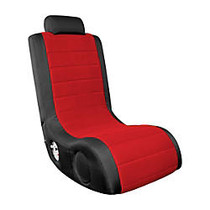 LumiSource Boom Chair, A44, 31 inch;H x 17 inch;W x 26 inch;D, Black/Red