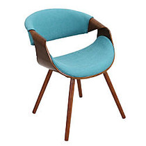 Lumisource Curvo Chair, Teal/Walnut