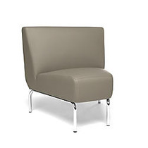 OFM Triumph Series Armless 45&deg; Lounge Chair, Taupe/Chrome