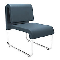 OFM Uno Lounge Chair, 20 1/2 inch;H x 28 1/2 inch;W x 28 1/2 inch;D, Navy