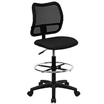 Flash Furniture Mid-Back Mesh Drafting Chair, Black